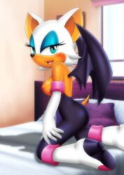 rouge the bat from sega by bbmbbf