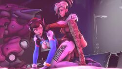 2futas 3d animated balls_touching blackjr breasts d.va dickgirl futa_on_futa futanari intersex meka mercy nipples no_sound overwatch penis sex source_filmmaker testicles video