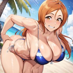 1girls ai_generated alternate_breast_size big_breasts bikini bleach bostin breasts busty curvaceous curvy curvy_body curvy_female curvy_figure female huge_breasts inoue_orihime large_breasts mommy nipples sweat sweating sweaty sweaty_body sweaty_breasts thick_thighs thighs venus_body voluptuous