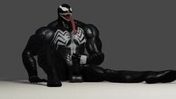 3d 3d_(artwork) 3d_model black_cock first_post_of_artist long_tongue male male_focus male_masturbation male_only marvel masculine porqpein solo solo_focus solo_male spider-man_(series) stroking_cock stroking_penis tagme venom_(marvel) video