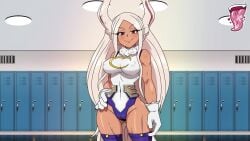 1boy 1girls ahe_gao anal anal_sex animated blowjob breasts bunny_ears bunny_girl bunnysuit cum cum_in_pussy dark-skinned_female dark_skin dogeza english_voice_acting fellatio female hero_outfit_(mha) interracial laceysx laceyxitzal leotard light-skinned_male light_skin longer_than_30_seconds longer_than_one_minute male male/female miruko mp4 muscular_female my_hero_academia nude oral penis pussy rumi_usagiyama sex sound spanking vaginal_penetration video voice_acted white_hair