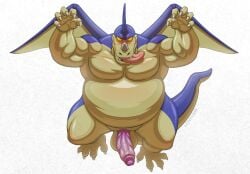 balls boner dragon dragon_ball erection giran lovkuma male male_only muscles nude overweight penis solo solo_male tongue_out