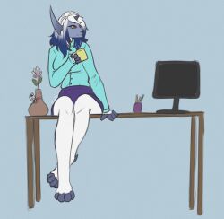 absol big_breasts breasts female furry grootchan pokemon pokemon_(species) saph_(pandarilao) thick_thighs wide_hips