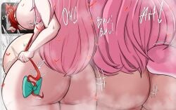 2futas 2girls dog_tail fucked_from_behind futa_on_female futanari fuwawa_abyssgard glory_wall hakos_baelz hearts_around_body hololive hololive_english hololive_english_-advent- hololive_english_-promise- hololive_myth huge_ass monitor mori_calliope multicolored_hair onomatopoeia pink_hair raora_panthera rat_tail red_hair sex tail tail_grab virtual_youtuber vtuber xt_ecchi