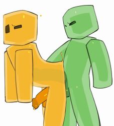 anal anal_sex animate_inanimate animated big_penis bodily_fluids duo erection food food_creature genital_fluids genitals goo_creature goo_humanoid green_body hi_res huge_cock humanoid humanoid_genitalia humanoid_on_humanoid humanoid_penetrated humanoid_penetrating humanoid_penetrating_humanoid humanoid_penetrating_male humanoid_penis kogito loop male male/male male_penetrated male_penetrating male_penetrating_male minecraft not_furry not_furry_focus nude penetration penile penile_penetration penis penis_in_ass sex slime slime_(minecraft) slime_boy thick_penis yellow_body