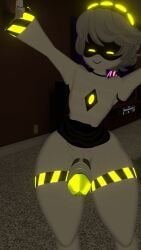 3d dancing espeeyy femboy femboy_only glitch_productions male male_only murder_drones music n_(murder_drones) nude nude_male robot solo solo_male spinning_penis tagme video vrchat vrchat_avatar vrchat_media vrchat_model white_hair