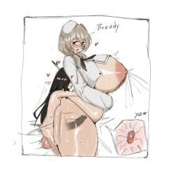 bigger_female bread bready_(nikke) breasts female femboy_on_female femboy_penetrating goddess_of_victory:_nikke huge_ass huge_breasts impregnation lactation light-skinned_female light-skinned_male male male_penetrating penetration pregnant_female size_difference small_dom_big_sub sperm_cell text