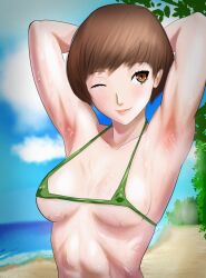 chie satonaka from atlus by jasontheblend