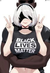 yorha 2b from black lives matter by lord dante