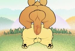 anal animated ant anthro anus arthropod ass balls bat big_balls big_butt big_penis bodily_fluids canid canine canis cheering chikn_nuggit chikn_nuggit_(chikn_nuggit) doggy_style domestic_dog duo eyewear femboy from_behind_position genitals gif glasses hymenopteran insects loop male male/male mammal meowny necktie on_ground onyn_ring_(chikn_nuggit) overweight paws penis sex shortstack small_balls smile sweat sweatdrop thick_thighs