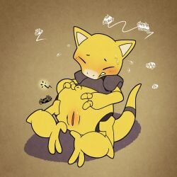1:1 abra anus argon_vile big_belly bodily_fluids egg egg_from_vagina egg_in_vagina feet female genital_fluids genitals hi_res holding_egg holding_object navel nintendo no_humans outie_navel pokemon pokemon_(species) pokemon_focus pokemon_only pregnant solo sweat sweatdrop vaginal_fluids vulva