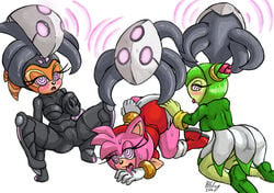 amy_rose breasts cameltoe clothed cosmo_the_seedrian echidna female femsub hedgehog hypnosis mind_control multiple_girls multiple_subs omegazuel pussy shade_the_echidna sonic_(series) sweat tentacle vaginal_penetration voxai