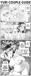 ... 6+girls angry awkward black_and_white blush breasts comic dialogue greyscale grs- high_resolution highres meme monochrome navel nipples panties pillow speech_bubble sweat switch uncensored underwear wholesome wrestling yuri