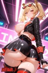 burnice white from zenless zone zero by devilaiworks
