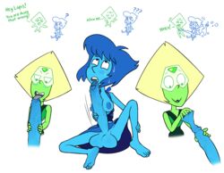 balls big_penis foreskin foreskin_bite foreskin_insertion foreskin_play foreskin_pull foreskin_stretching full_circle futa futanari gem_(species) glans intersex lapis_lazuli_(steven_universe) long_foreskin penis penis_lick peridot_(steven_universe) steven_universe transparent_background uncut veiny_penis