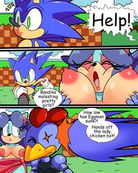 adventures_of_sonic_the_hedgehog big_breasts breasts breezie_hedgebot_robotnik breezie_the_hedgehog comic female hedgehog male nipple robot scratch_(sonic) sonic_(series) sonic_the_hedgehog superbunnygt