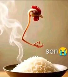 attractive chicken hot meme rice sexy son tiktok weird_proportions