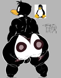 1boy ass ass_focus freeposers linux naked penguin tux_the_penguin