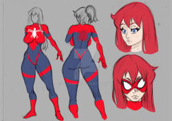 1girls big_ass big_breasts big_thighs breasts curvaceous curvy curvy_figure digital_media_(artwork) elchingue female hips hourglass_figure huge_ass huge_breasts huge_thighs large_ass large_breasts large_thighs legs light-skinned_female light_skin marvel marvel_comics mary_jane_watson mature mature_female slim_waist spider-man_(series) spider-woman thick thick_hips thick_legs thick_thighs thighs voluptuous waist wide_hips wide_thighs