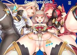 koumo mythra nia nia_(blade) nia_(xenoblade) pyra tagme xenoblade_(series) xenoblade_chronicles_2