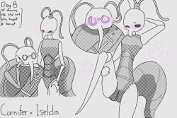 cornifer female_focus flirting full_body fully_nude h4llx hollow_knight hollow_knight_(franchise) iselda_(hollow_knight) lovers male/female married_couple no_penetration no_sex_(yet)