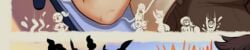 1boy 5girls ass big_breasts bikini breasts death diving female_death human_death implied_death male nipples shadman volleyball