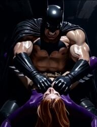 1boy1girl age_difference ai_generated barbara_gordon batgirl batgirl_(barbara_gordon) batman batman_(bruce_wayne) batman_(series) bruce_wayne dc_comics half_naked male/female masked_male older_male superhero tagme video warner_brothers younger_female