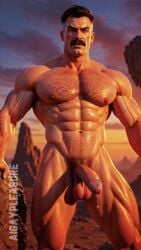 1boy animated big_penis cock cum daddy dick gay invincible invincible_(tv_series) male muscular_male nolan_grayson omni-man video