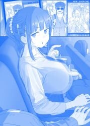 animated big_breasts breast_expansion breast_growth breasts_bigger_than_head cheer-chan_(tawawa) discord_(app) edited_image getsuyoubi_no_tawawa himura_kiseki large_breasts liska massive_breasts nipples_visible_through_clothing sequence tagme video