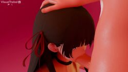 1boy 1girls black_hair chisa_(wuthering_waves) felation long_hair pov red_eyes sex tagme video visualtrebol wuthering_waves