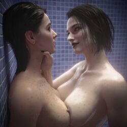 3d arousaxion jill_valentine jill_valentine_(sasha_zotova) resident_evil tagme