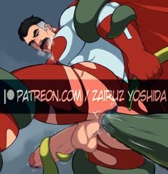 big_ass big_penis gay nolan_grayson omni-man tentacle yaoi
