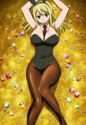 1girl 1girls ai_generated anime blonde-haired_female blonde_hair breasts curvy curvy_female curvy_figure eyes fairy_tail female fit hair lucy_heartfilia nsfw stickyai tits voluptuous