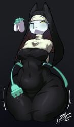 1girl 1girls breasts cat_ears curvy deltarune deltarune_chapter_5 female furry legs nun nun_outfit tagme tasque_manager tasque_manager_(deltarune) tasque_manager_(nun) thick_thighs tight_clothing voluptuous voluptuous_female yellow_eyes
