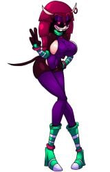 1girl armadillo clothed female jmcchannel mighty_the_armadillo mobian mobian_(species) shoes sonic.exe_(series)