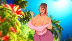 2d 2d_(artwork) big_ass big_breasts big_butt big_penis big_thighs blowjob boobs boobs_out bracket chubby cum dick_sucking milf mommy mother nerd sister sister_and_brother sisters smile sucking sucking_penis tagme tagme_(artist) tagme_(character) tits