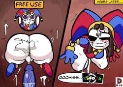 ass d-nix female female_ass girl jester jester_girl pomni_(the_amazing_digital_circus) tagme the_amazing_digital_circus