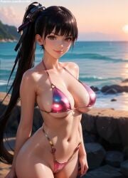 1girls 2d ai_generated areolae armpit bangs bare_arms big_breasts bikini bikini_bottom bikini_top black_hair blunt_bangs chest curvy curvy_figure cute cute_face dark_hair detailed eve_(stellar_blade) eyelashes eyeshadow female female_only fit fit_female focus hair high_quality large_breasts legs light-skinned_female light_skin lips lipstick long_hair looking_at_viewer makeup mascara nero100 outdoors outside pale-skinned_female pale_skin perky_breasts ponytail posing seductive seductive_look sidelocks stable_diffusion stellar_blade swimsuit swimwear tagme thighs thin_waist tits