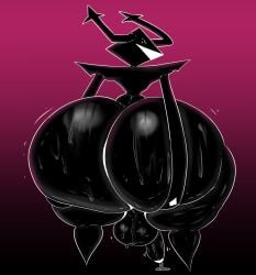 2d anthro anthro_only armor ass ass_bigger_than_head ass_focus backsack balls bellyboi13 big_ass big_balls big_butt big_butt_(male) big_penis black_body deltarune dumptruck_ass fat_ass fat_balls fat_thighs furry furry_male furry_only genderswap genderswap_(ftm) genitals hand_on_ass highres horns huge_ass huge_balls huge_penis huge_thighs looking_back_at_viewer male male_only monster monster_boy no_sex non-human nonhuman penis precum precum_drip roaring_knight rule_63 shadow shadow_creature simple_background solo solo_female solo_male standing sweat sweaty sweaty_ass sweaty_balls thick thick_hips thick_thighs thighs twitter_link undertale_(series) weapon wide_hips
