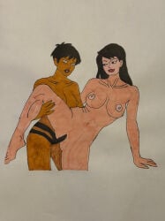 2girls dc_comics lois_lane lois_lane_(dcau) lois_lane_(my_adventures_with_superman) selfcest superman_(series)