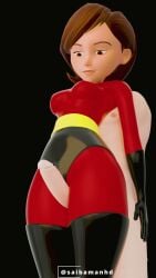 black_background disney erection helen_parr penis saibamanhd suit tagme the_incredibles thigh_sex video