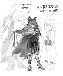 artist_request deltarune erection hiding_erection horny kris_(deltarune) kris_female_(deltarune) ralsei ralsei_(deltarune) suggestive susie_(deltarune) wants_to_fuck
