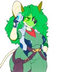green_fur rat rat_girl reevie_(reevierat) star_fox tagme tagme_(artist)