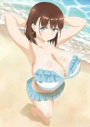 ai-chan_(tawawa) big_breasts breast_expansion breast_growth breasts_bigger_than_head cleavage discord_(app) edited_image getsuyoubi_no_tawawa himura_kiseki large_breasts liska massive_breasts sequence swimwear tagme video