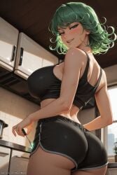 ai_art ai_generated anime_art art honeywaifu nsfw one_punch_man tatsumaki thick_women