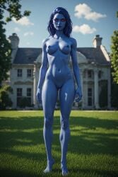 3d ai_generated lawn mystique summer x-men