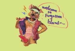 1boy 2026 animal_genitalia artist_request balls dreamworks erection forgotten_island furry furry_only gay male male_only penis raww_(forgotten_island) solo yaoi