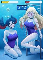2girls female geldibson kitagawa_marin my_dress_up_darling sono_bisque_doll_wa_koi_wo_suru sugaya_nowa tagme underwater