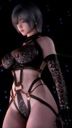 3d alternate_costume alternate_hairstyle android android_girl artist_name artist_request asian asian_female bangs bare_legs bare_thighs big_breasts chains earrings eve_(stellar_blade) grey_hair large_breasts lingerie lingerie_bra lingerie_only lingerie_panties medium_hair see-through see-through_clothing see-through_shirt see-through_top slim_waist stellar_blade tagme thick_thighs video_game video_game_character white_hair wide_hips