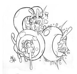 1boy 1girls ahe_gao ahegao areola areolae big_nipples blush breast_expansion breasts cricket-inc cum cum_in_mouth cum_in_nipples cum_inflation cum_inside cum_on_breasts cum_on_face cumshot dragon drooling ejaculation excessive_cum eyelashes female gaping gaping_nipples gasp gastropod goo goodra growth heart heavy_breathing huge_areolae huge_breasts huge_nipples inflation interspecies large_penis male moan mollusk monochrome nintendo nipple_penetration nipples open_mouth orgasm penetration penis pokemon pokemon_(species) pokemon_xy rolling_eyes saliva scalie slime slug solo straight swollen tendrils text tongue tongue_out topless trembling vaccaria veins veiny_penis video_games